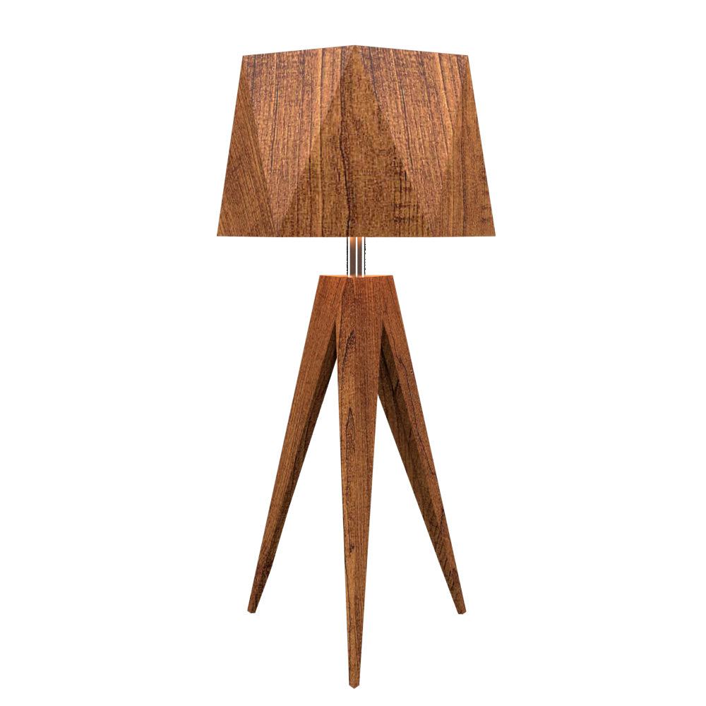 Accord Lighting 7048.06 Facet Led Table Lamp Lamp Wood/Stone/Naturals