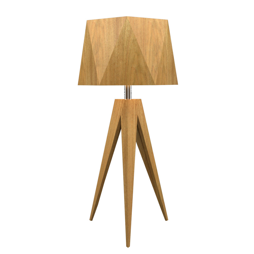 Accord Lighting 7048.09 Facet Led Table Lamp Lamp Wood/Stone/Naturals