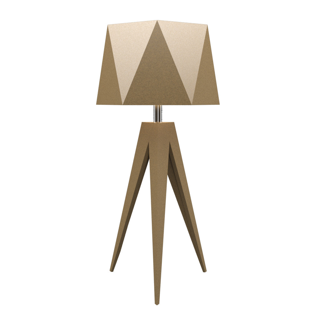 Accord Lighting 7048.27 Facet Led Table Lamp Lamp Gold, Champ, Gld Leaf