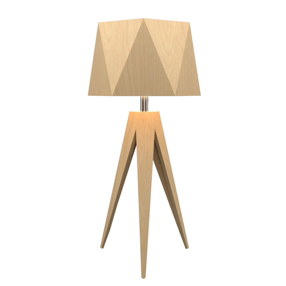 Accord Lighting 7048.34 Facet Led Table Lamp Lamp Wood/Stone/Naturals