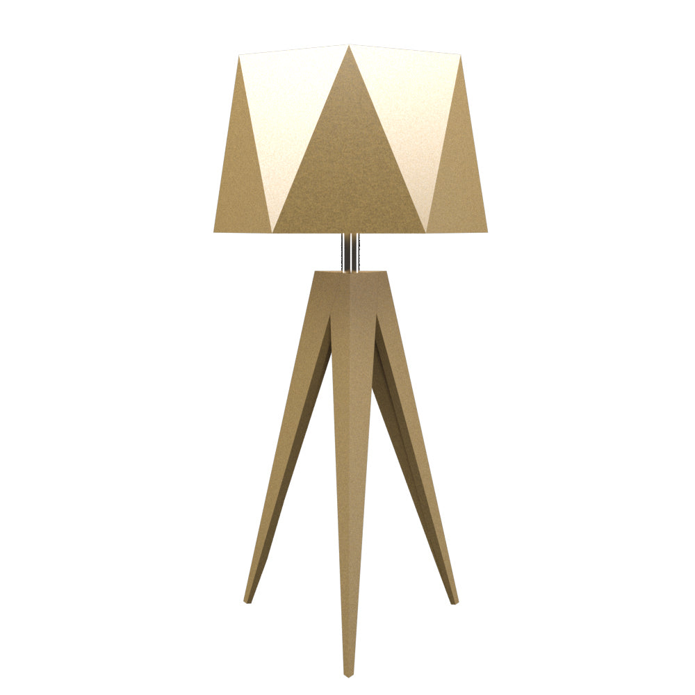 Accord Lighting 7048.38 Facet Led Table Lamp Lamp Gold, Champ, Gld Leaf