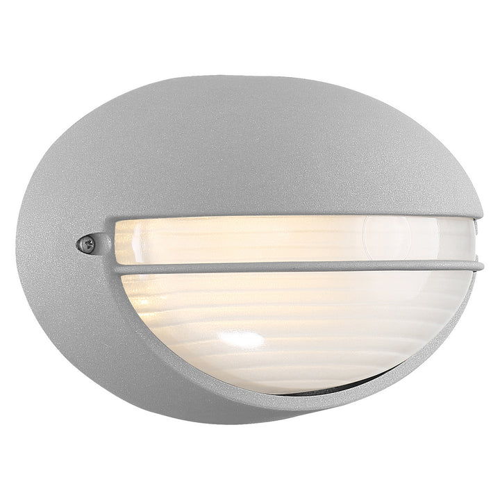 Access Lighting 20270LEDDMG-SAT/OPL Modern Clifton Oval Outdoor Satin
