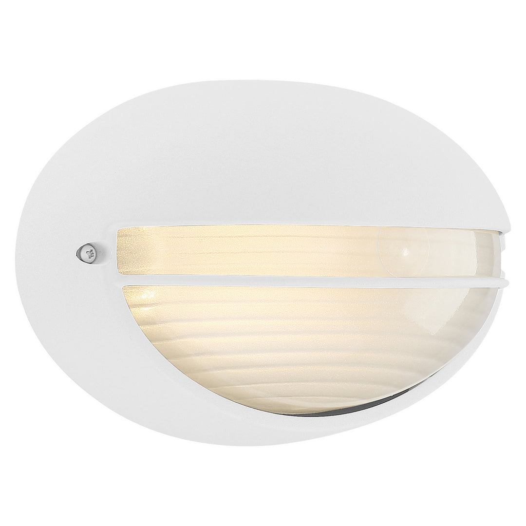 Access Lighting 20270LEDDMG-WH/OPL Modern Clifton Oval Outdoor White