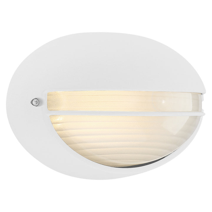Access Lighting 20270LEDDMG-WH/OPL Modern Clifton Oval Outdoor White