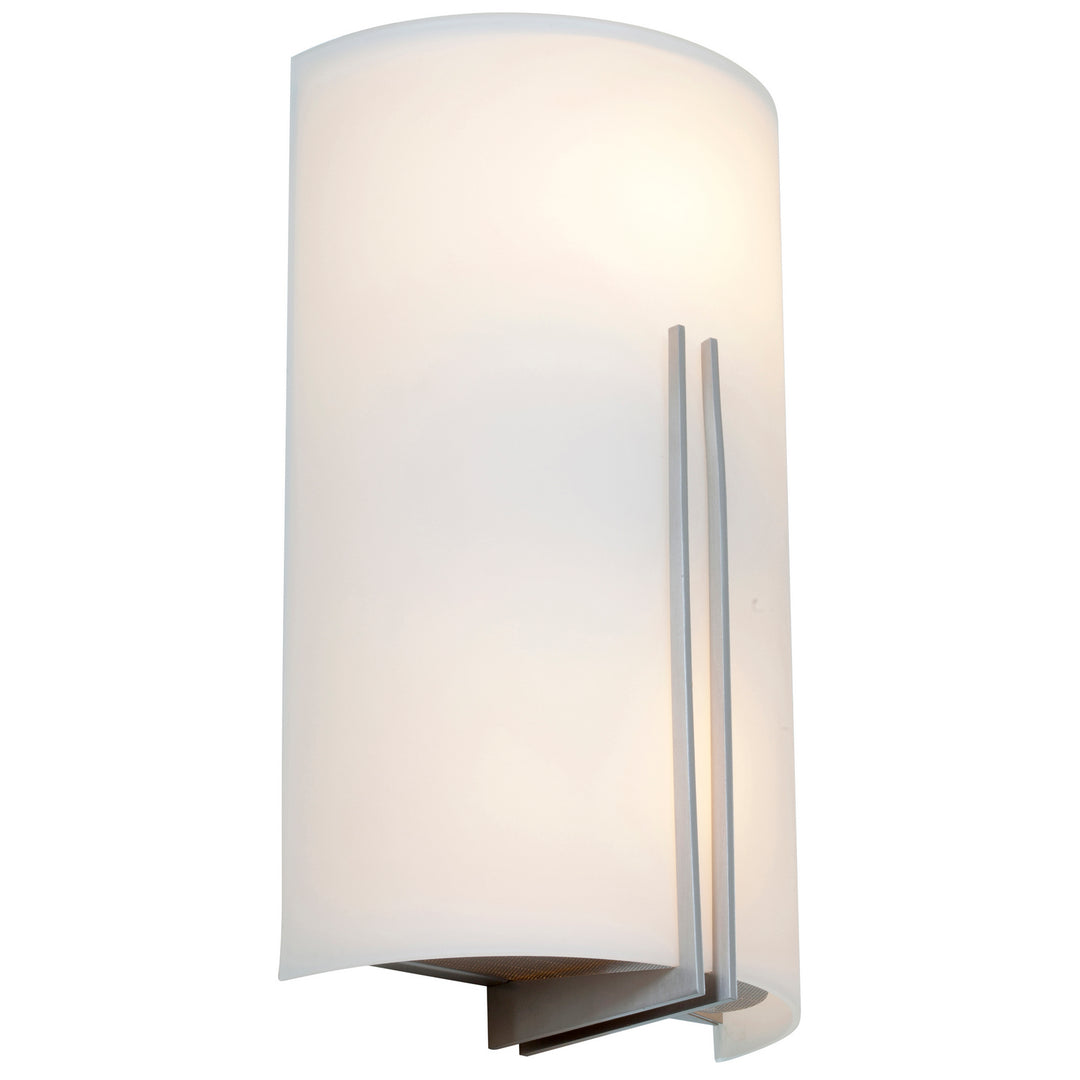 Access Prong 20446LEDDLP-BS/WHT Wall Sconce Light - Brushed Steel