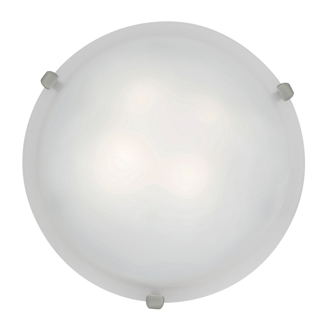 Access Mona 23020LEDDLP-BS/WH Ceiling Light - Brushed Steel