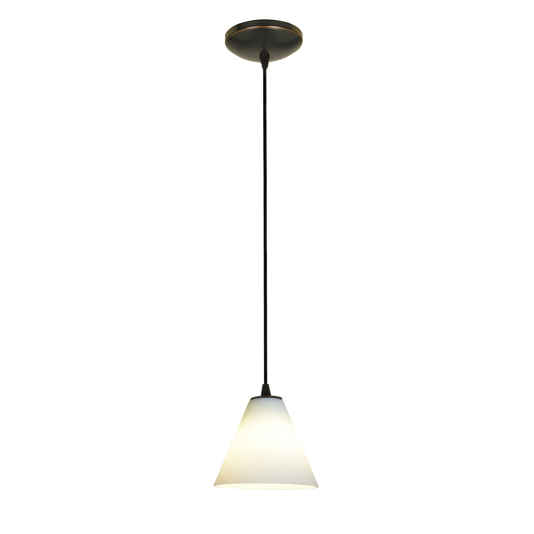 Access Martini 28004-3C-ORB/WHT Pendant Light - Oil Rubbed Bronze