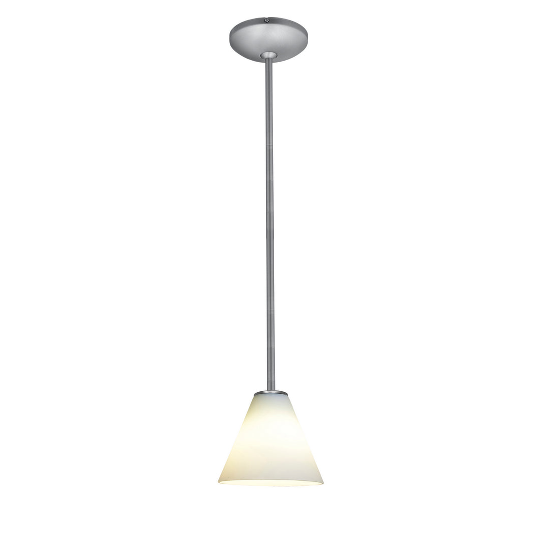 Access Martini 28004-3R-BS/WHT Pendant Light - Brushed Steel