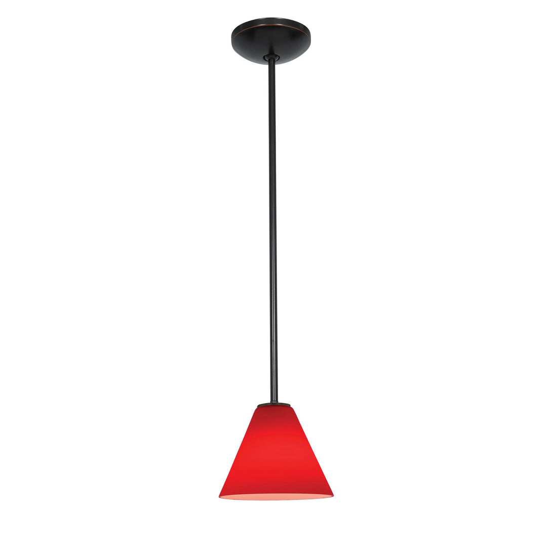 Access Martini 28004-3R-ORB/RED Pendant Light - Oil Rubbed Bronze