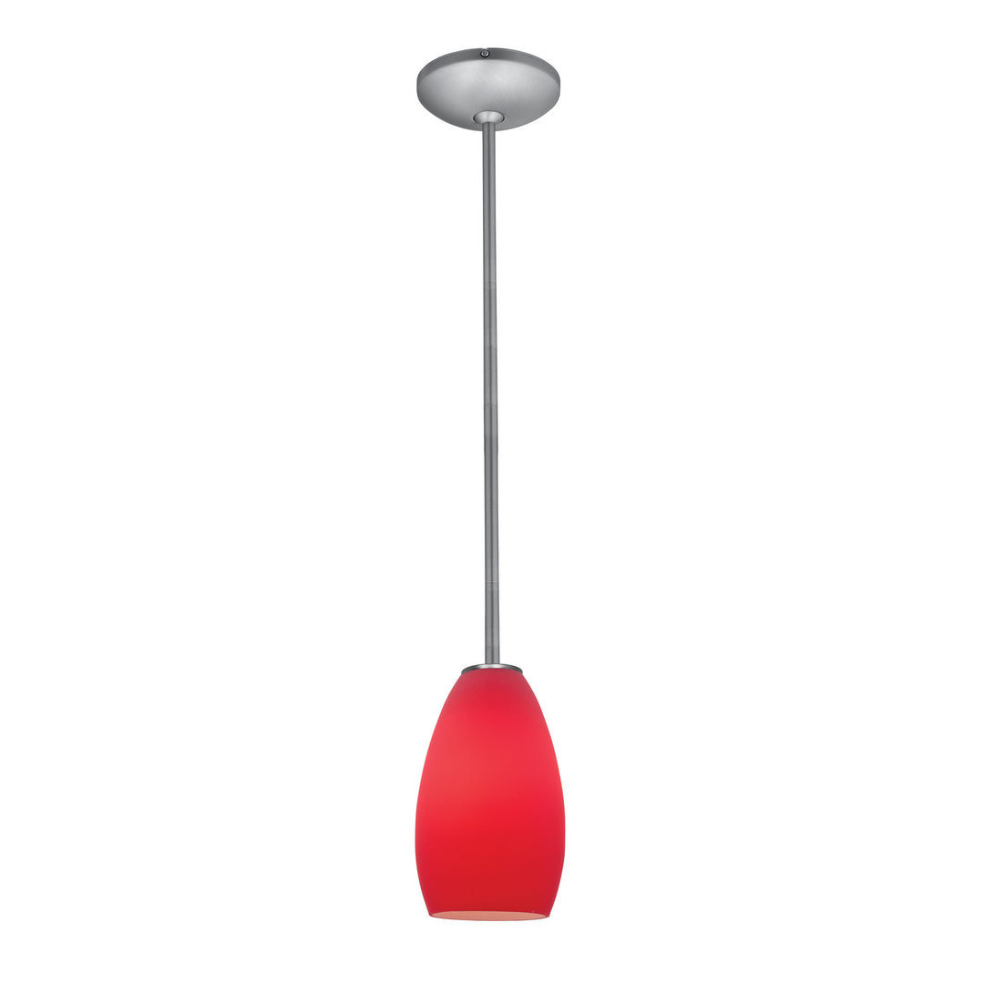 Access Champagne 28012-3R-BS/RED Pendant Light - Brushed Steel