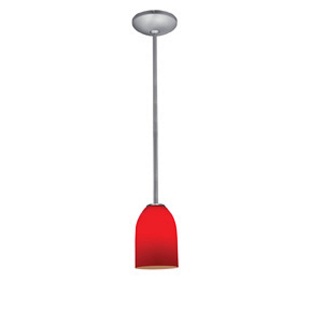 Access Champagne 28012-4R-BS/RED Pendant Light - Brushed Steel