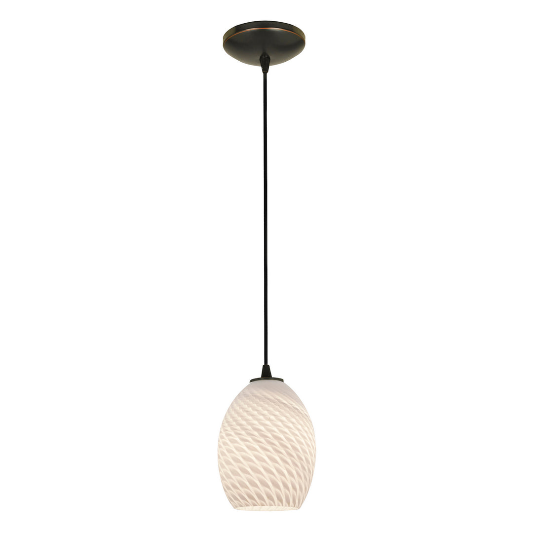 Access Brandy FireBird 28023-3C-ORB/WHTFB Pendant Light - Oil Rubbed Bronze