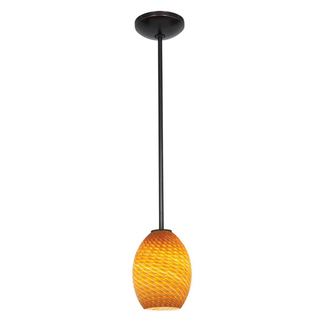 Access Brandy FireBird 28023-3R-ORB/AMBFB Pendant Light - Oil Rubbed Bronze