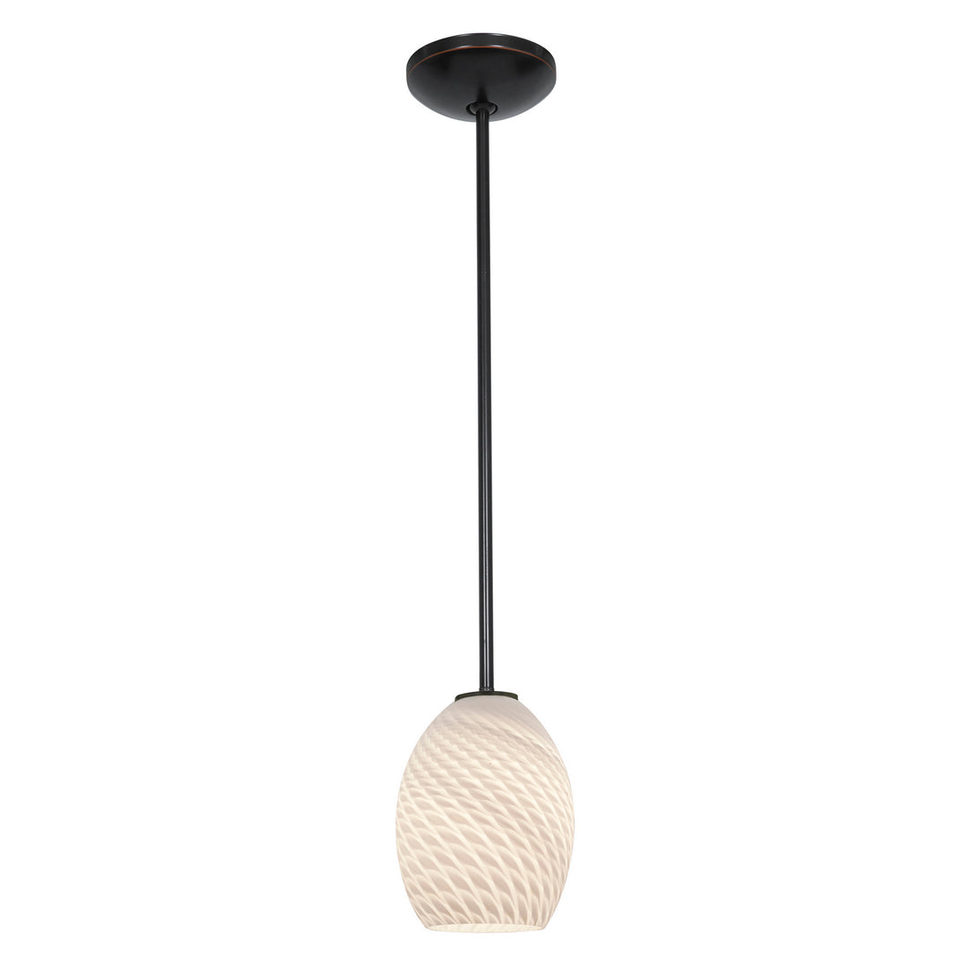 Access Brandy FireBird 28023-3R-ORB/WHTFB Pendant Light - Oil Rubbed Bronze