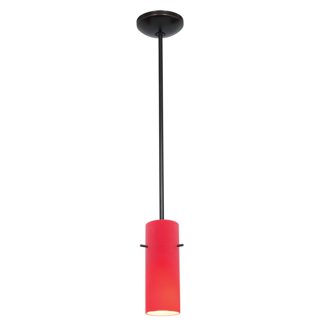 Access Cylinder 28030-3R-ORB/RED Pendant Light - Oil Rubbed Bronze