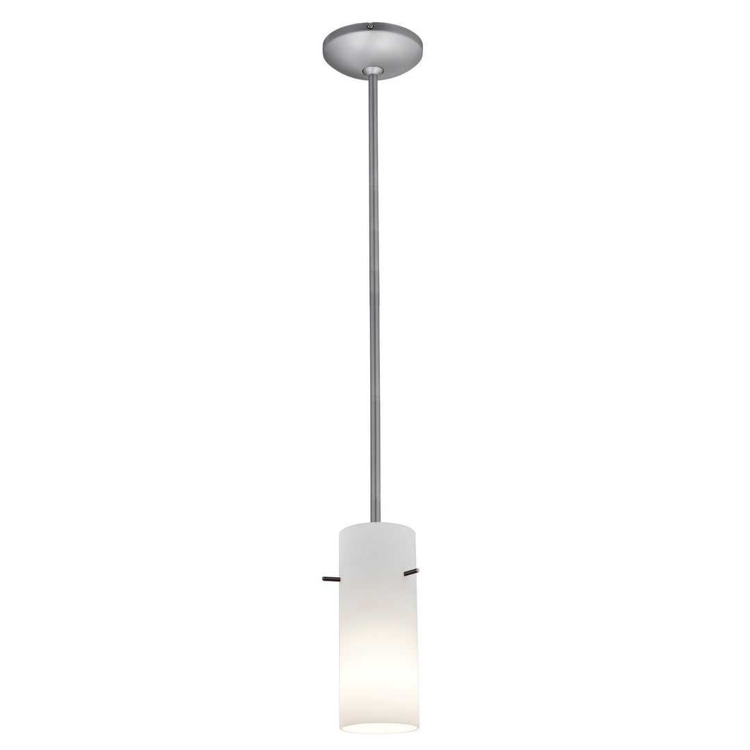 Access Cylinder 28030-4R-BS/OPL Pendant Light - Brushed Steel