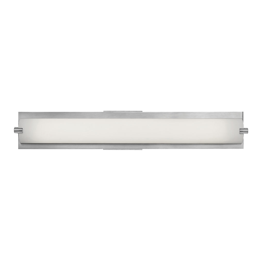 Access Geneva 31010LEDD-BS/OPL Bath Vanity Light 25 in. wide - Brushed Steel