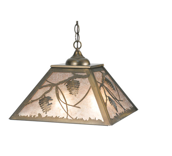 Meyda Tiffany Whispering Pines 109562 Pendant Light - Antique Copper