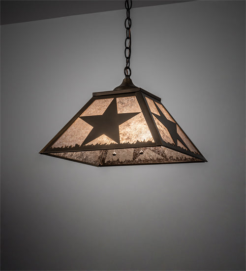 Meyda Tiffany Texas Star 109564 Pendant Light - Antique Copper