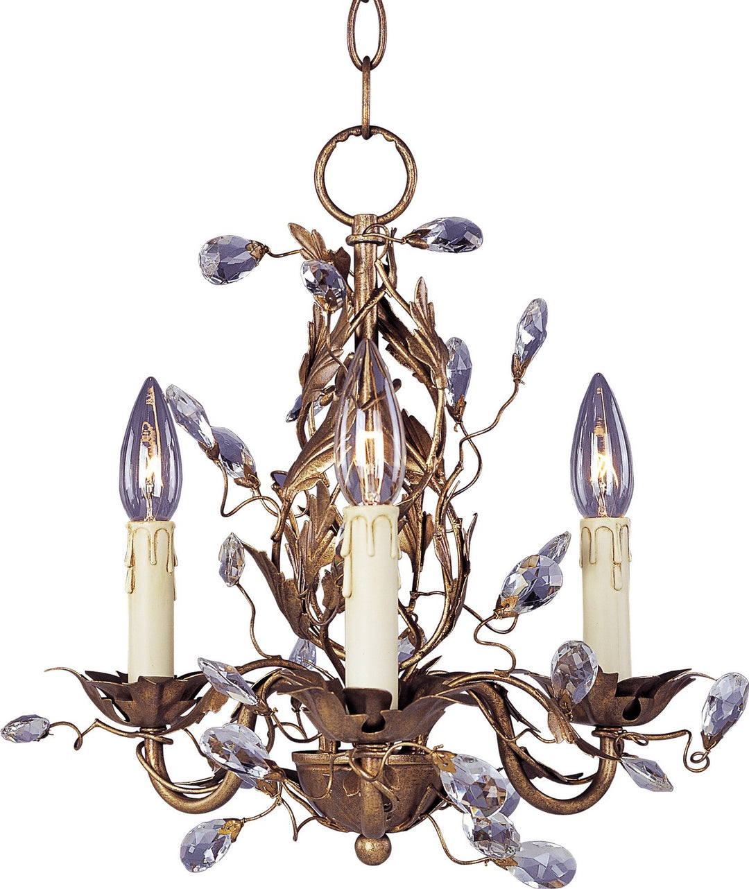 Maxim Elegante 2855EG Chandelier Light - Etruscan Gold