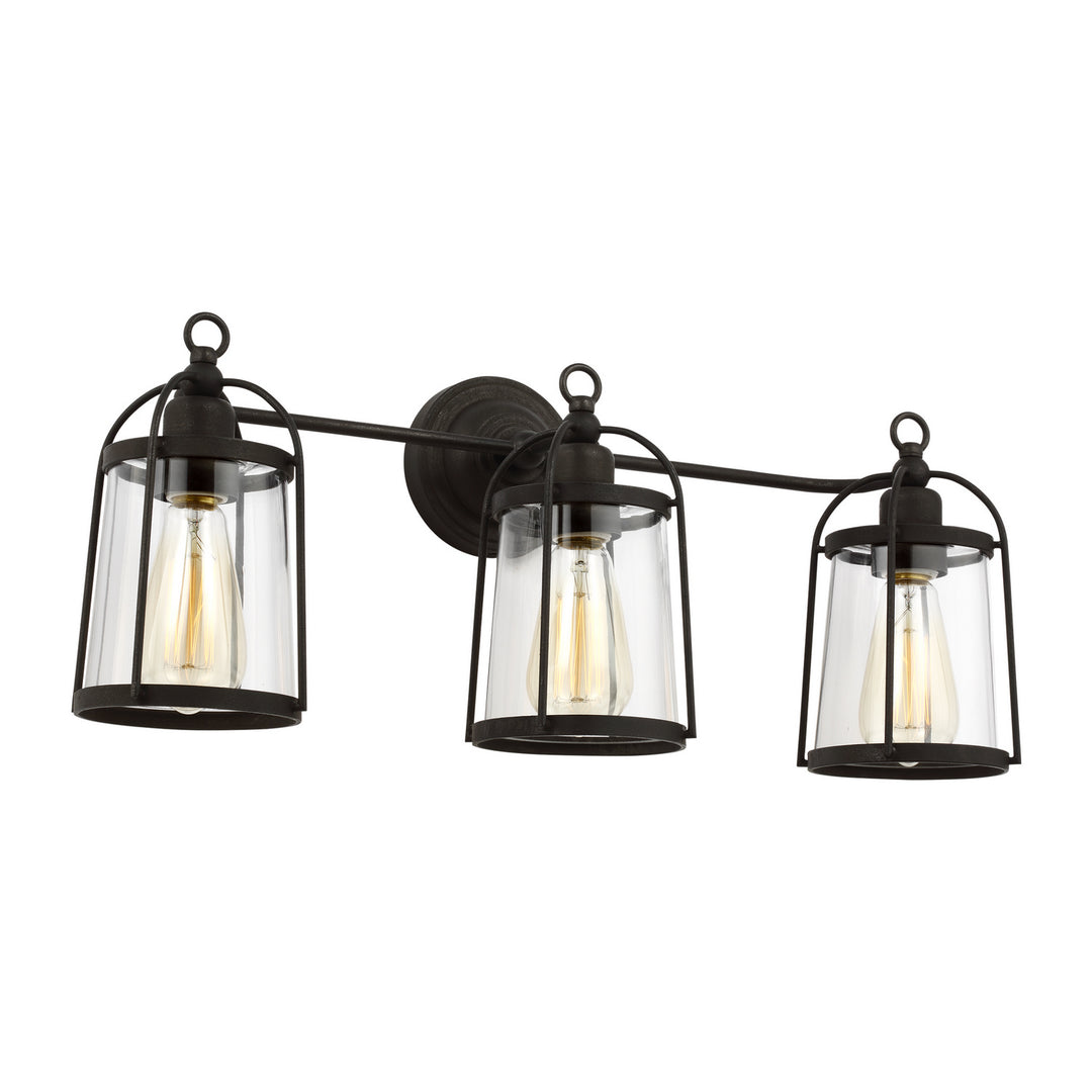 Visual Comfort Studio Stonington CV1003SMS Bath Vanity Light 24 in. wide - Smith Steel