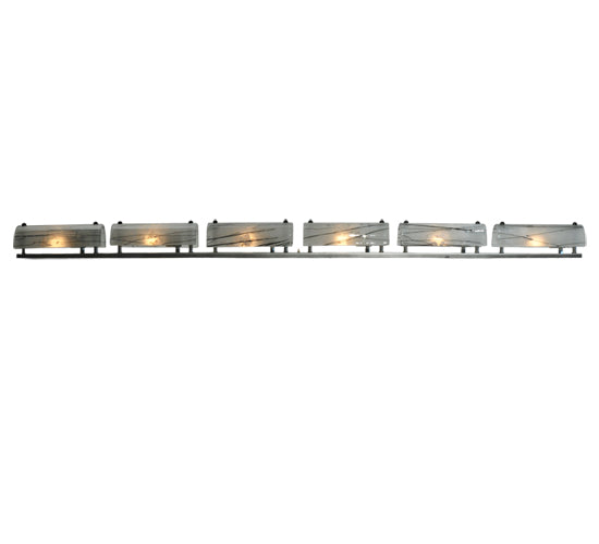 Meyda Tiffany Metro Fusion 109617 Bath Vanity Light 6 in. wide - Brushed Aluminum