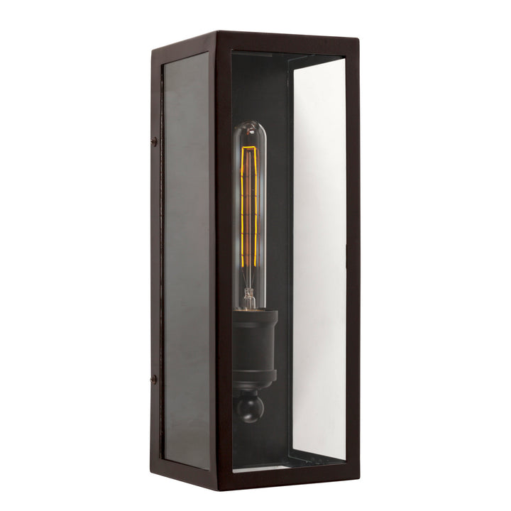 Forte Lighting 1155-01-32 Erin One Light Outdoor Lantern Outdoor Bronze / Dark
