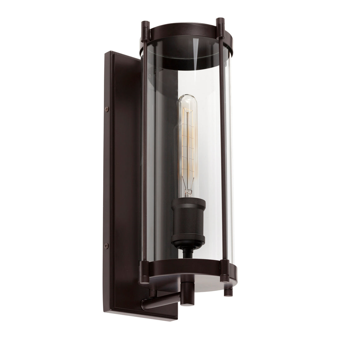 Forte Lighting 1156-01-32 Hudson One Light Outdoor Lantern Outdoor Bronze / Dark