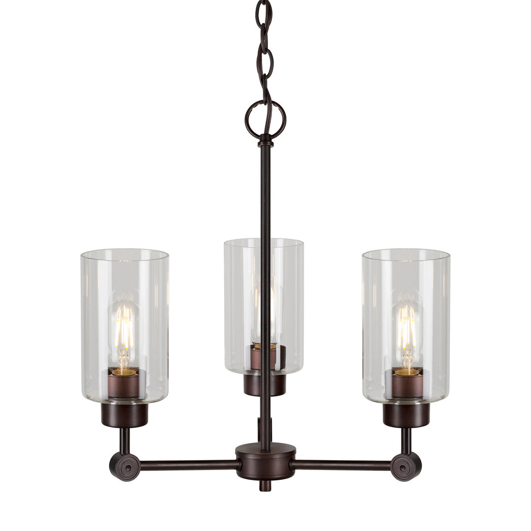 Forte Jayden 2614-03-32 Chandelier Light - Antique Bronze