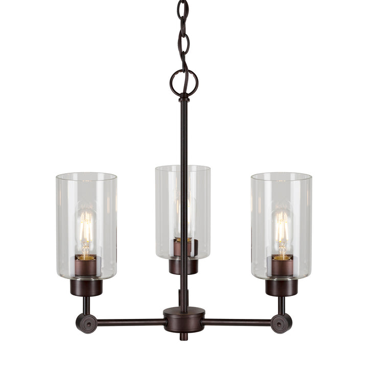 Forte Jayden 2614-03-32 Chandelier Light - Antique Bronze