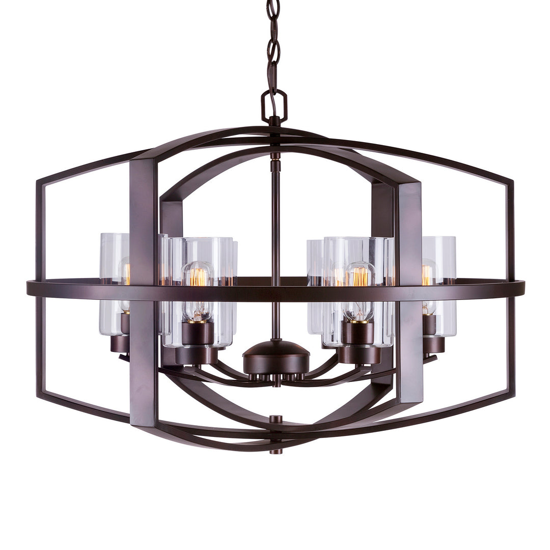 Forte Hyde 2718-06-32 Chandelier Light - Antique Bronze