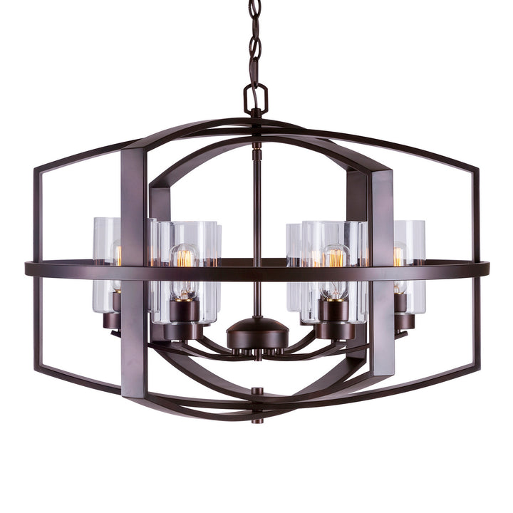 Forte Hyde 2718-06-32 Chandelier Light - Antique Bronze