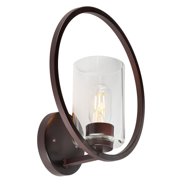 Forte Orbit 2720-01-32 Wall Light - Antique Bronze