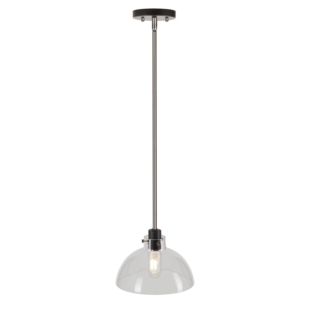 Forte Della 2734-01-40 Pendant Light - Black and Brushed Nickel