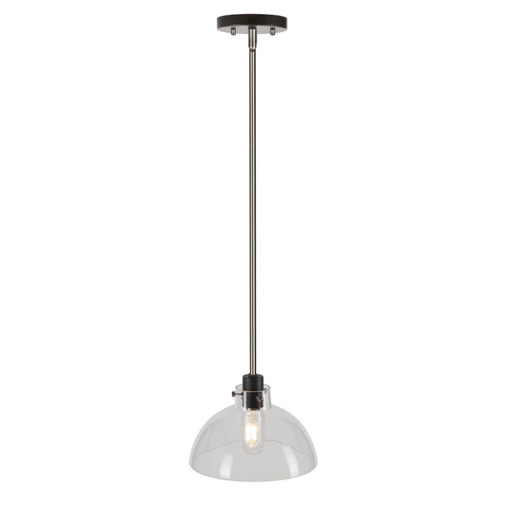 Forte Della 2734-01-40 Pendant Light - Black and Brushed Nickel