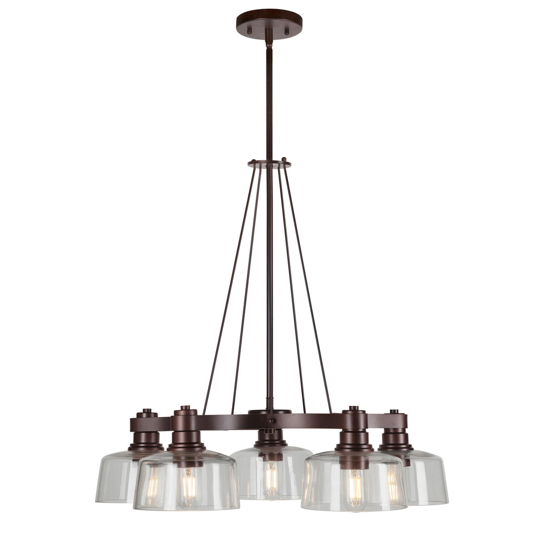 Forte Acopa 2735-05-32 Chandelier Light - Antique Bronze