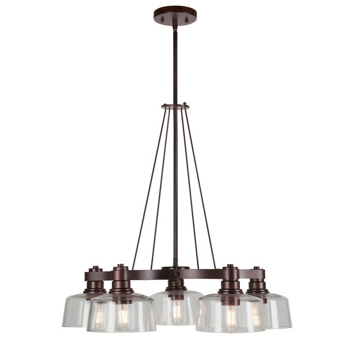 Forte Acopa 2735-05-32 Chandelier Light - Antique Bronze