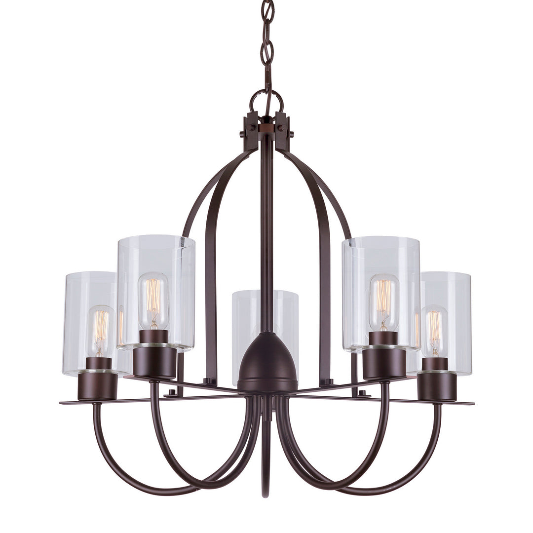 Forte Tama 2738-05-32 Chandelier Light - Antique Bronze