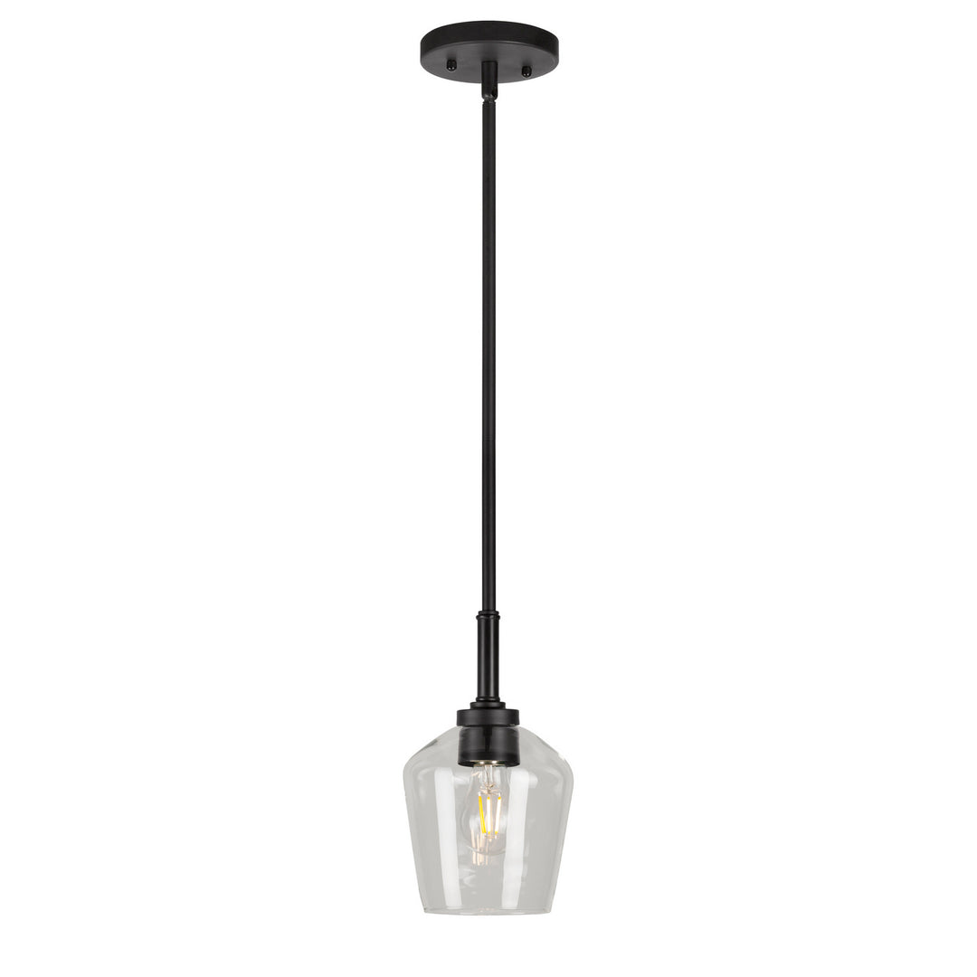 Forte Chalice 2743-01-04 Pendant Light - Black