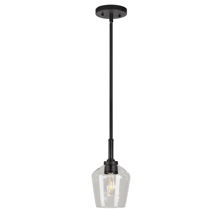 Forte Chalice 2743-01-04 Pendant Light - Black