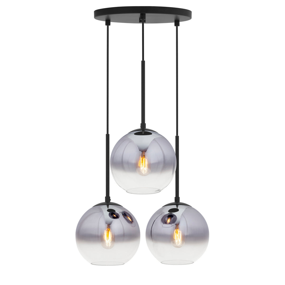 Forte Callisto 2757-03-04 Pendant Light - Black