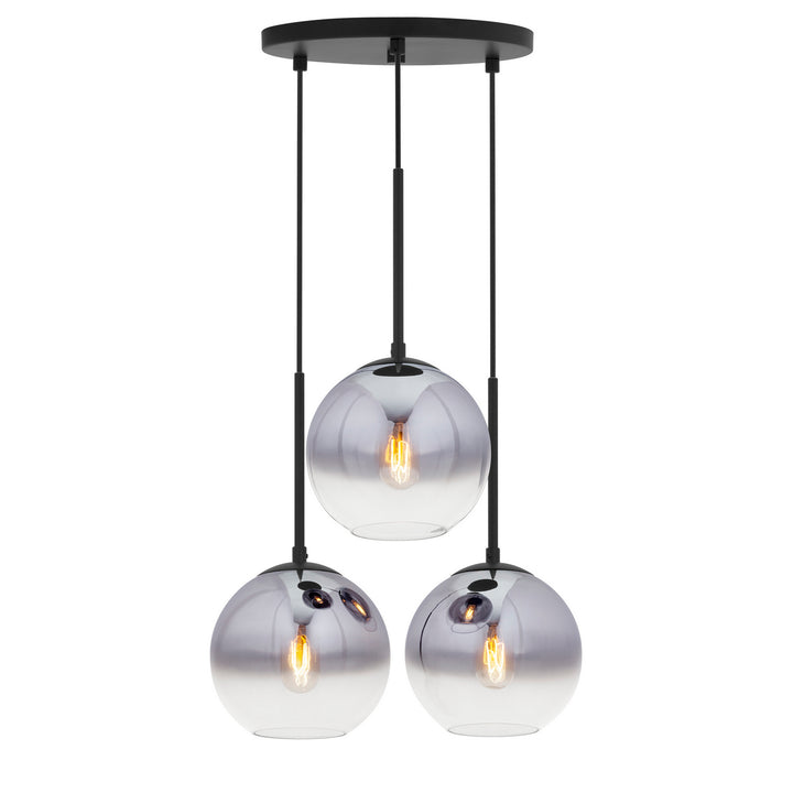 Forte Callisto 2757-03-04 Pendant Light - Black