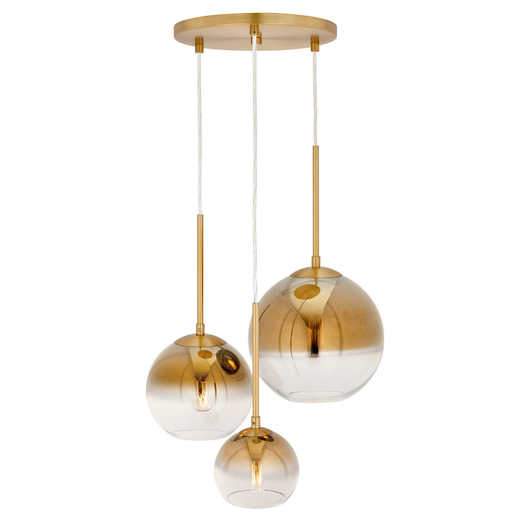 Forte Callisto 2759-03-12 Pendant Light - Soft Gold