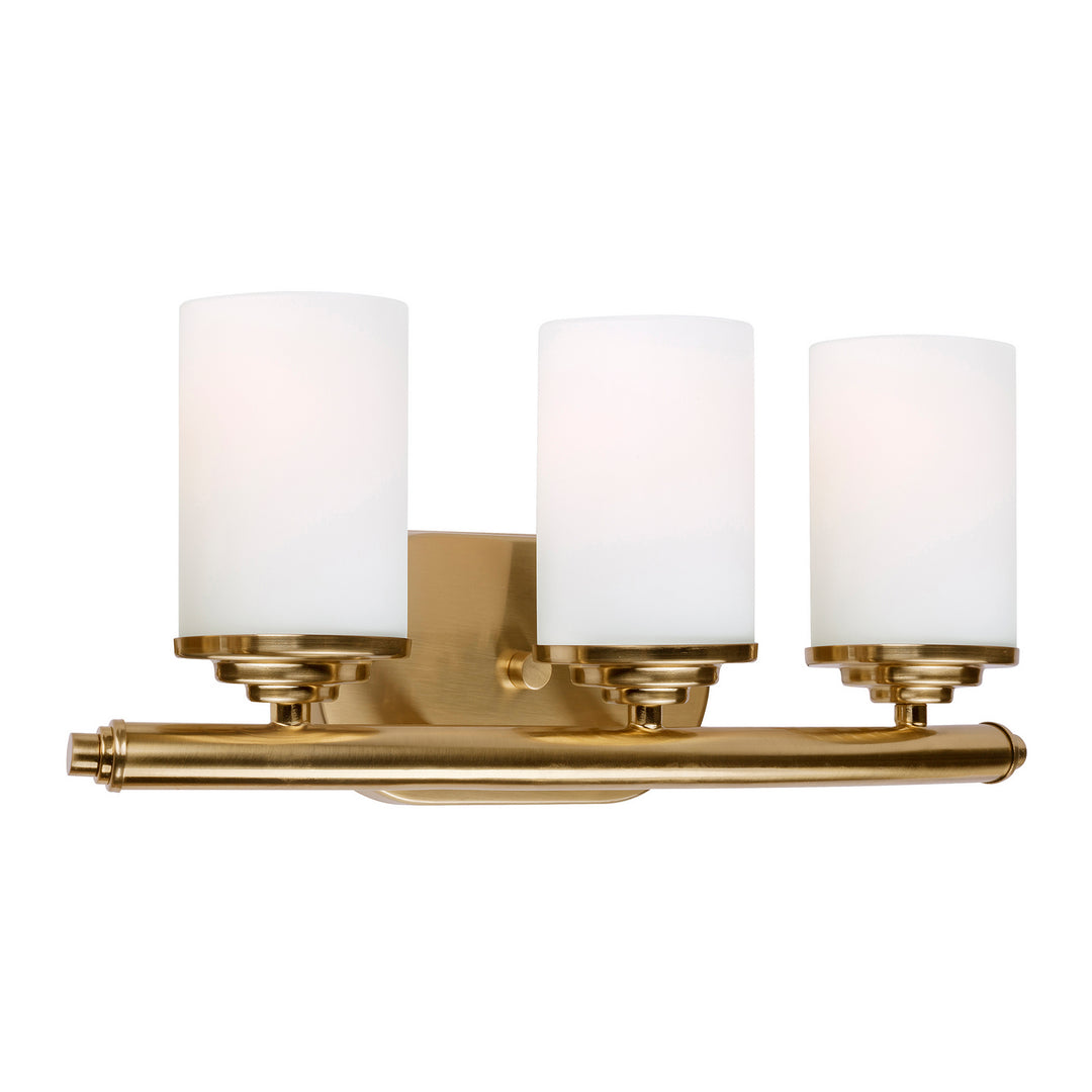 Forte Ames 5105-03-12 Bath Vanity Light 18 in. wide - Soft Gold