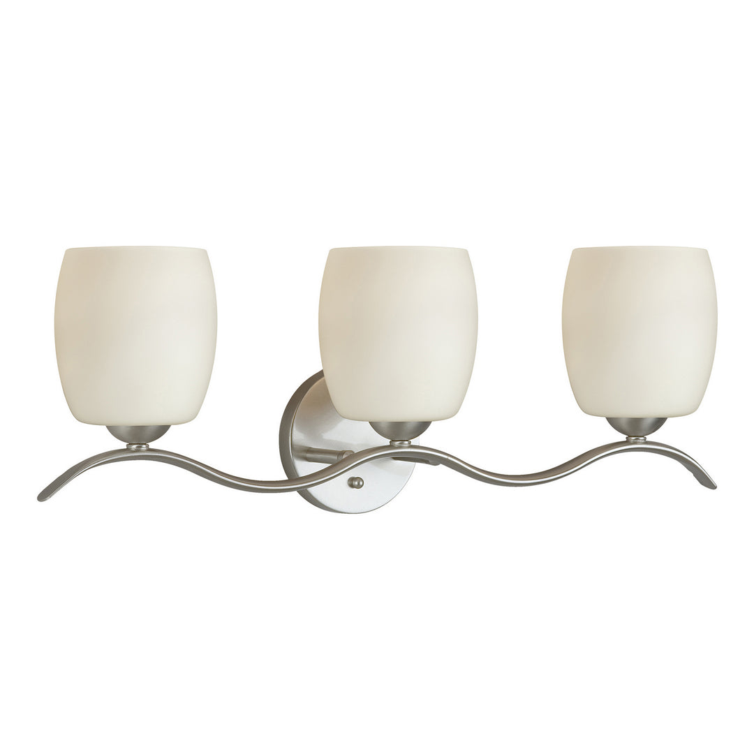 Forte Maria 5135-03-55 Bath Vanity Light 24 in. wide - Brushed Nickel