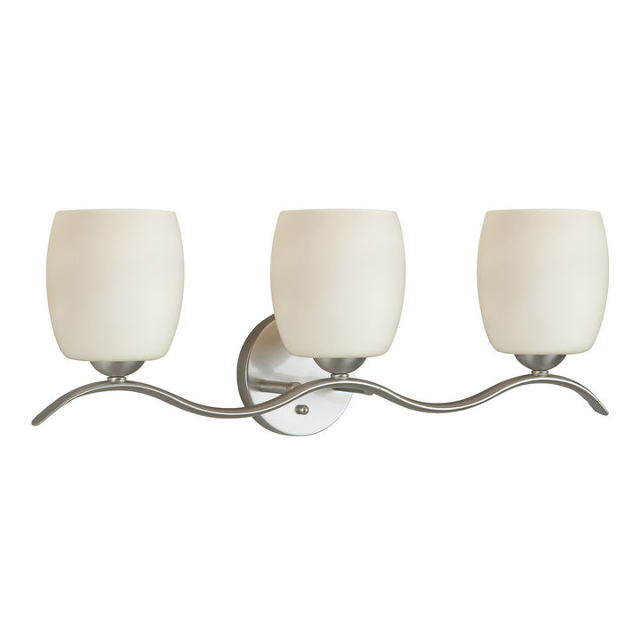 Forte Maria 5135-03-55 Bath Vanity Light 24 in. wide - Brushed Nickel
