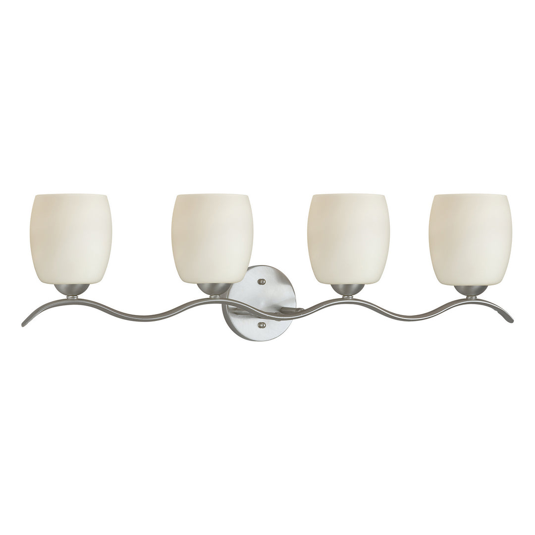 Forte Maria 5135-04-55 Bath Vanity Light 33 in. wide - Brushed Nickel