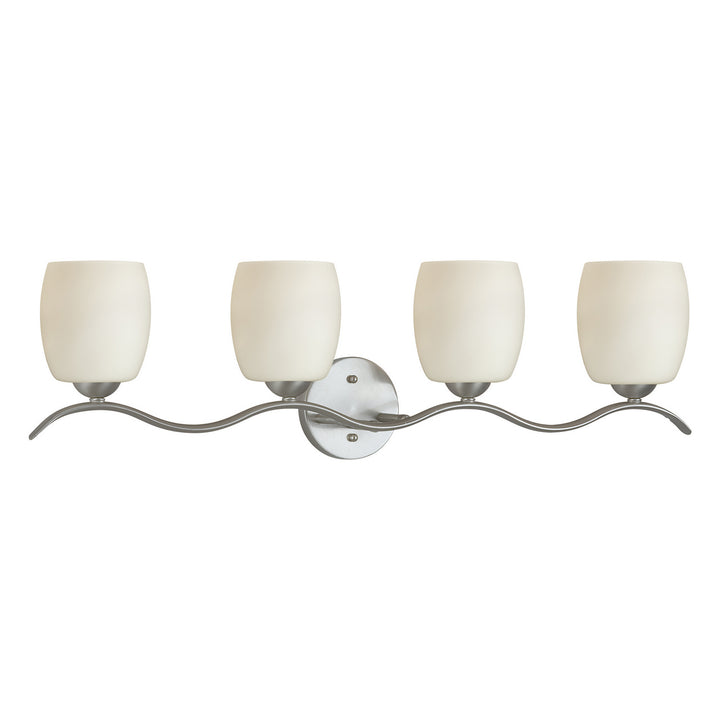 Forte Maria 5135-04-55 Bath Vanity Light 33 in. wide - Brushed Nickel