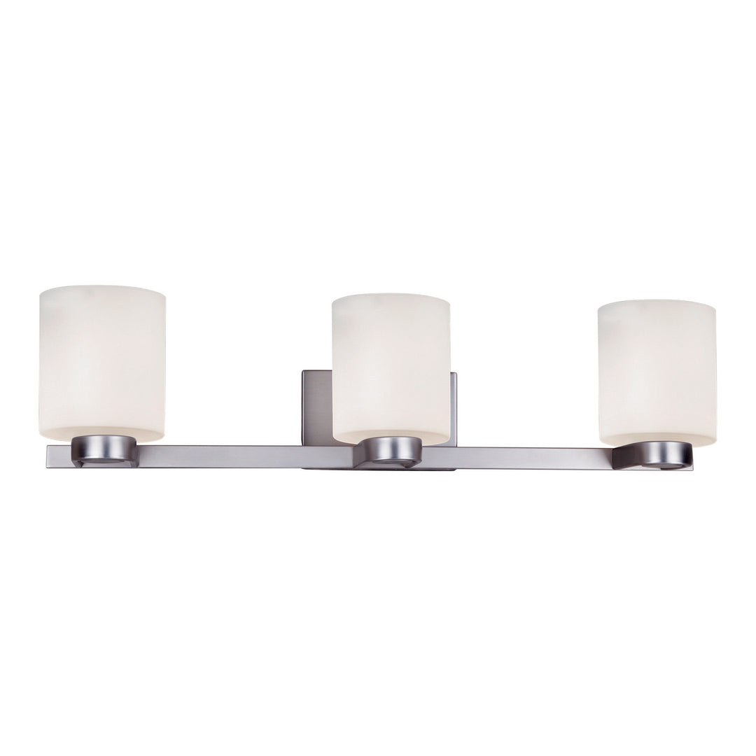 Forte Mona 5146-03-55 Bath Vanity Light 29 in. wide - Brushed Nickel