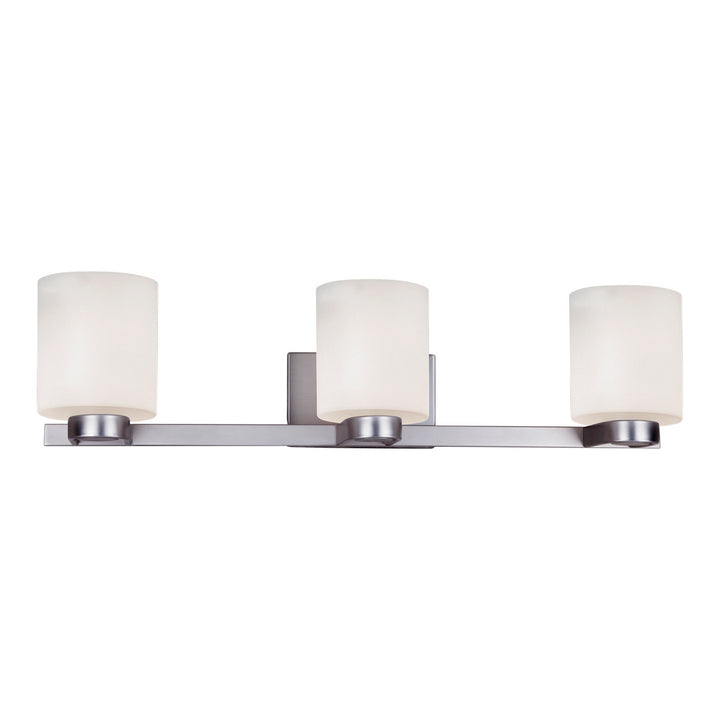 Forte Mona 5146-03-55 Bath Vanity Light 29 in. wide - Brushed Nickel